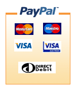 Checkout securely with PayPal